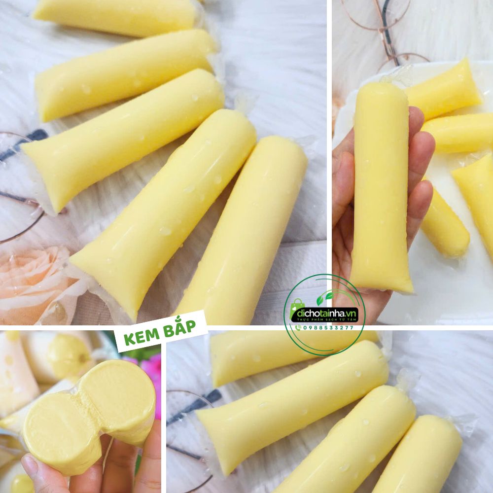 kem bắp sữa dừa thơm ngon, mua kem bắp ở đâu, kem bắp handmade giòn béo, kem bắp không phẩm màu, kem bắp sữa tươi kem bắp sữa tươi cốt dừa, kem bắp mát lạnh mùa hè