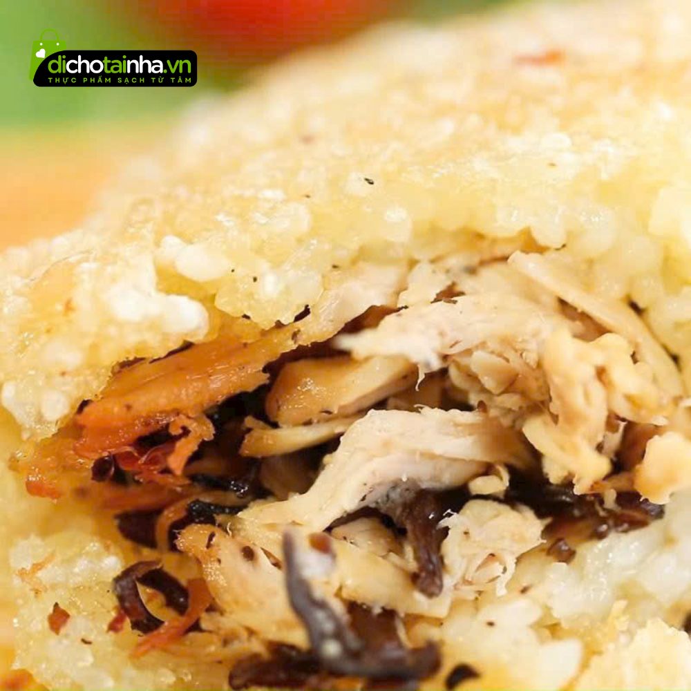 xôi gà nấm viên mini, mua xôi viên mini ngon, xôi gà nấm tiện lợi, xôi gà nấm mini đông lạnh, món xôi ngon cho bữa sáng, xôi viên ăn liền,