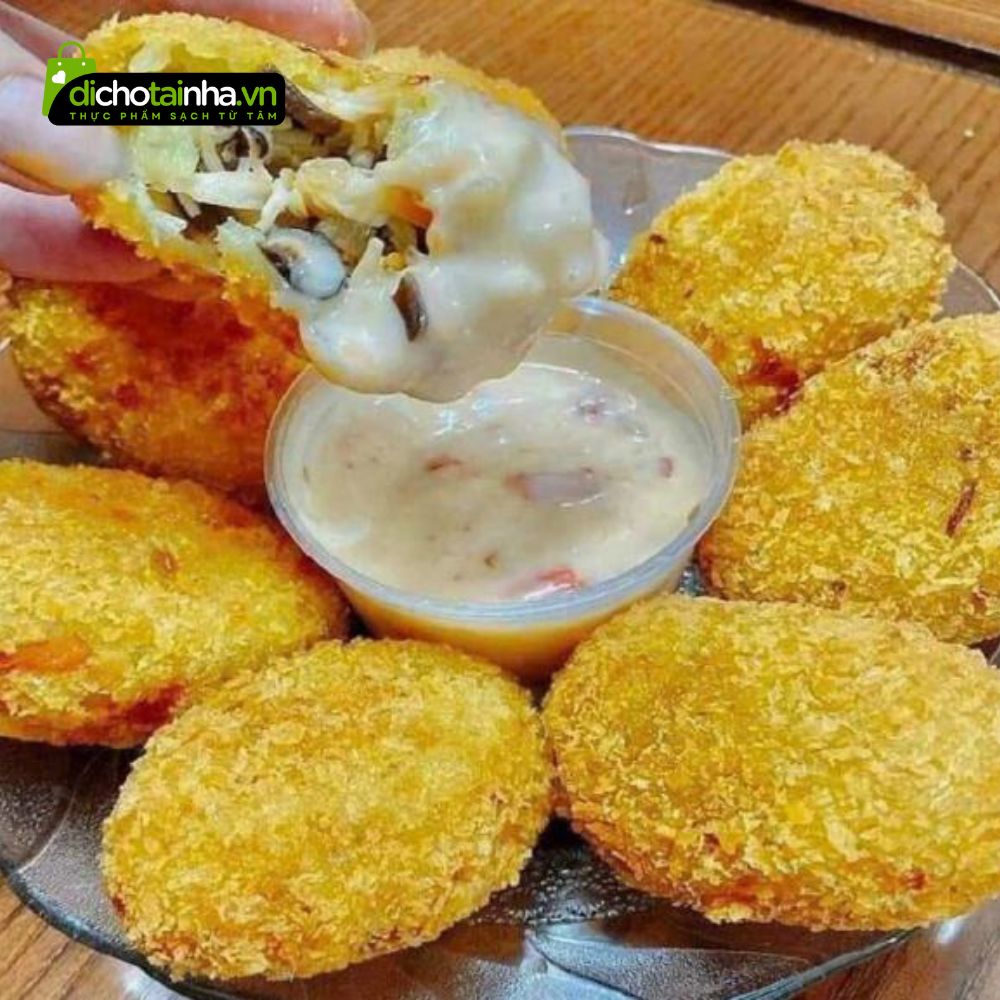 xôi gà nấm viên mini, mua xôi viên mini ngon, xôi gà nấm tiện lợi, xôi gà nấm mini đông lạnh, món xôi ngon cho bữa sáng, xôi viên ăn liền,
