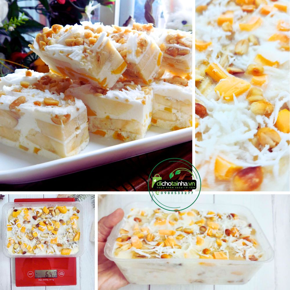 Kem chuối mít thơm ngon