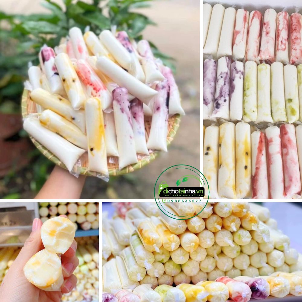 Sữa chua trái cây mix vị